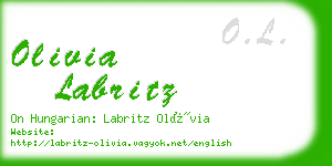 olivia labritz business card